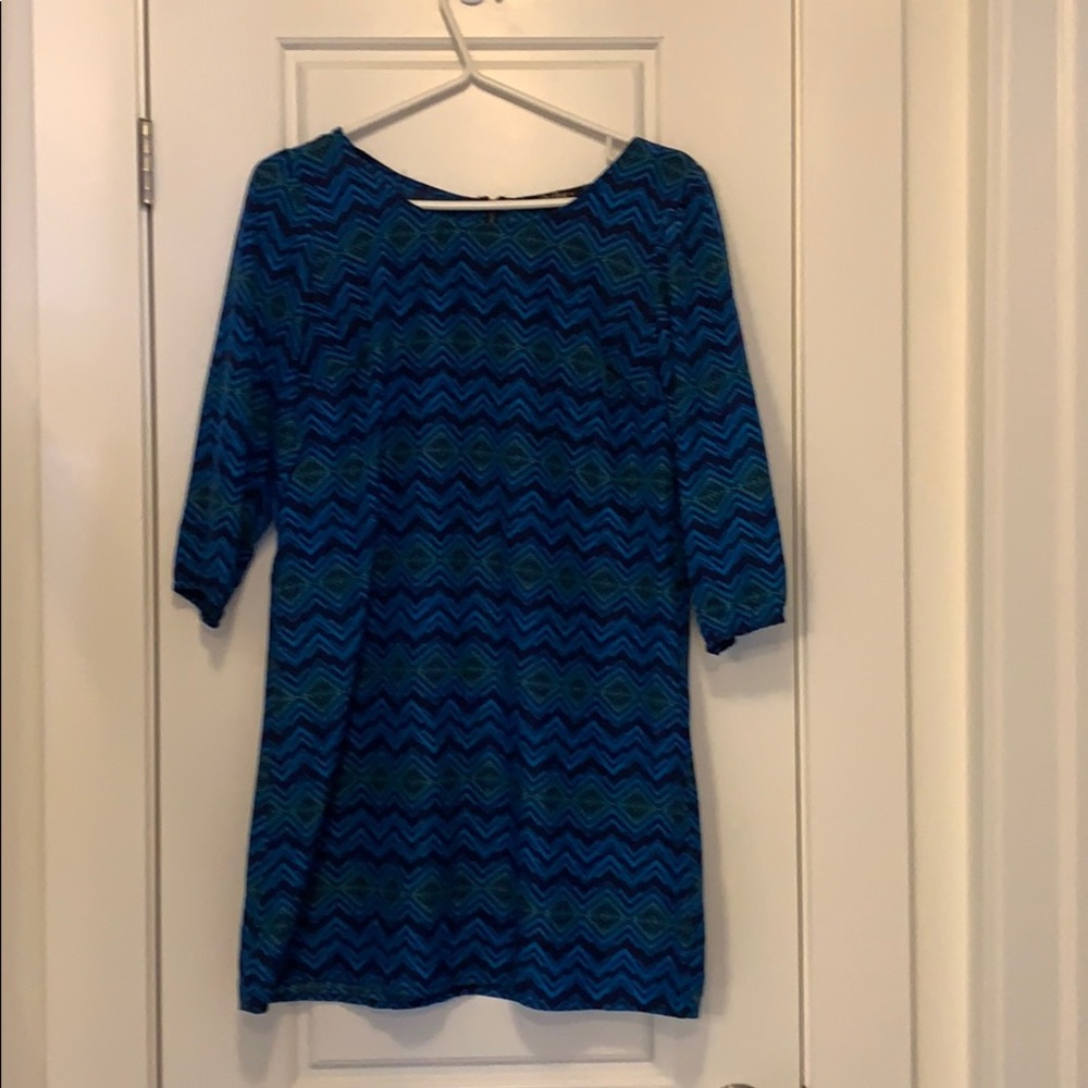 Blue BeBop party dress